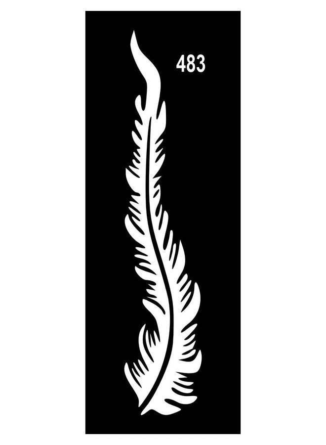 Komstec User-Friendly Mehndi Stencil Sticker Pack for All Skill Levels For Kids & Adults Both Sticker - Image 1
